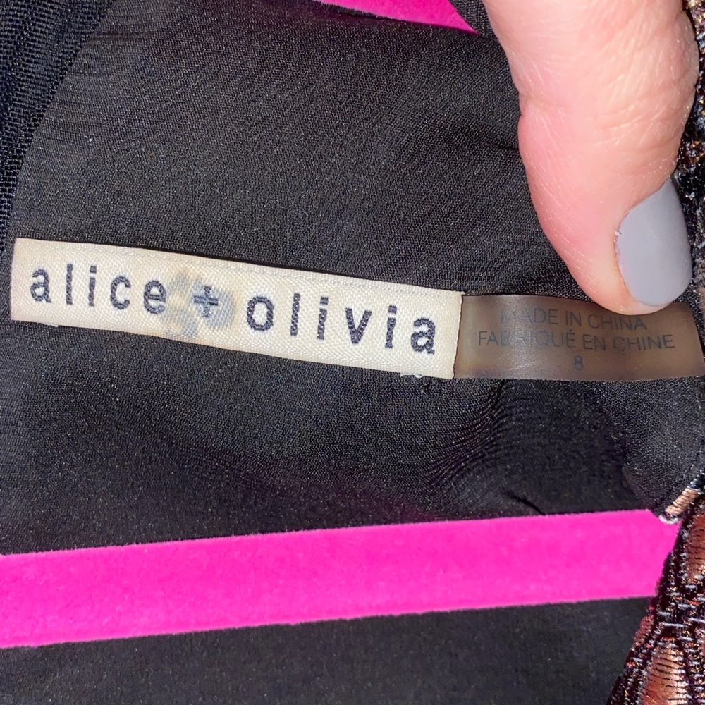 Alice + Olivia Brocade Dress - Picture 3 of 7